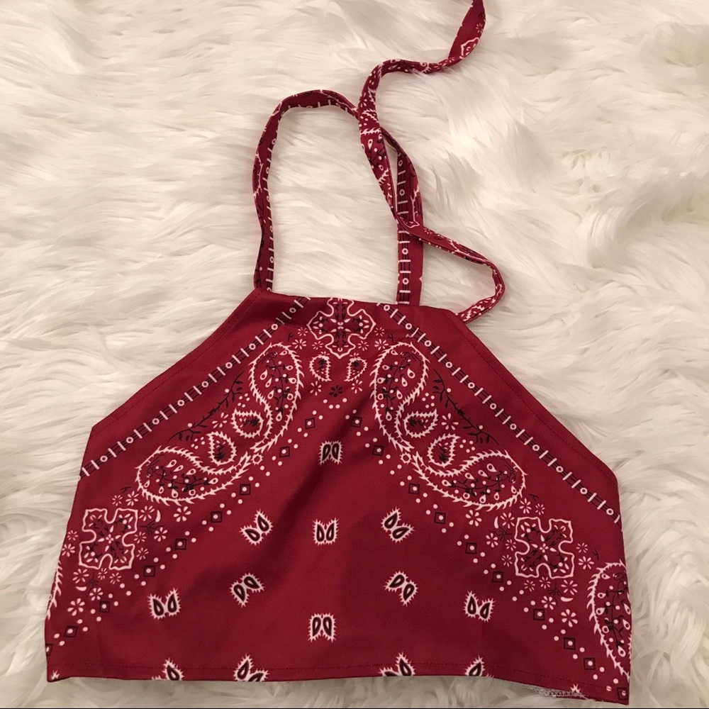 Bandana halter top